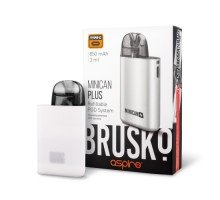 Перезаправляемая Под-Система Бруско Миникан Плюс (Brusko Minican Plus) 850 mah, Белый