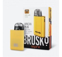 Перезаправляемая Под-Система Бруско Миникан Плюс (Brusko Minican Plus) 850 mah, Желтый