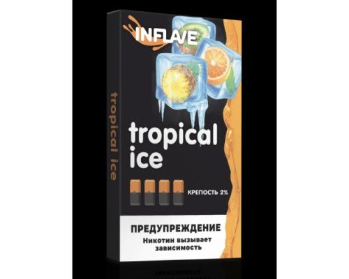 Купить Картриджи Feel the Flavor Tropical Ice (Inflave Juul Тропический Лёд) по оптовой цене