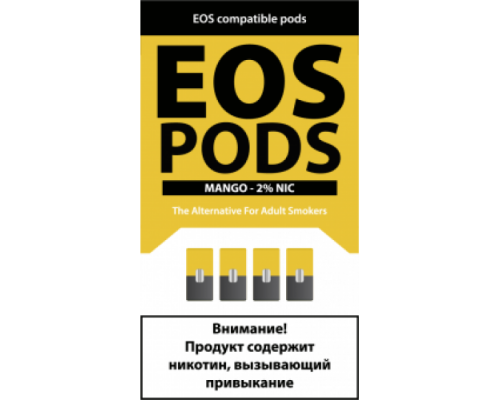 Купить Картриджи EOS Pods Mango (EOS Манго) по оптовой цене